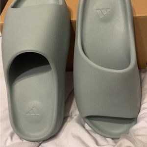 Yeezy Slide Sandals in Sage Green